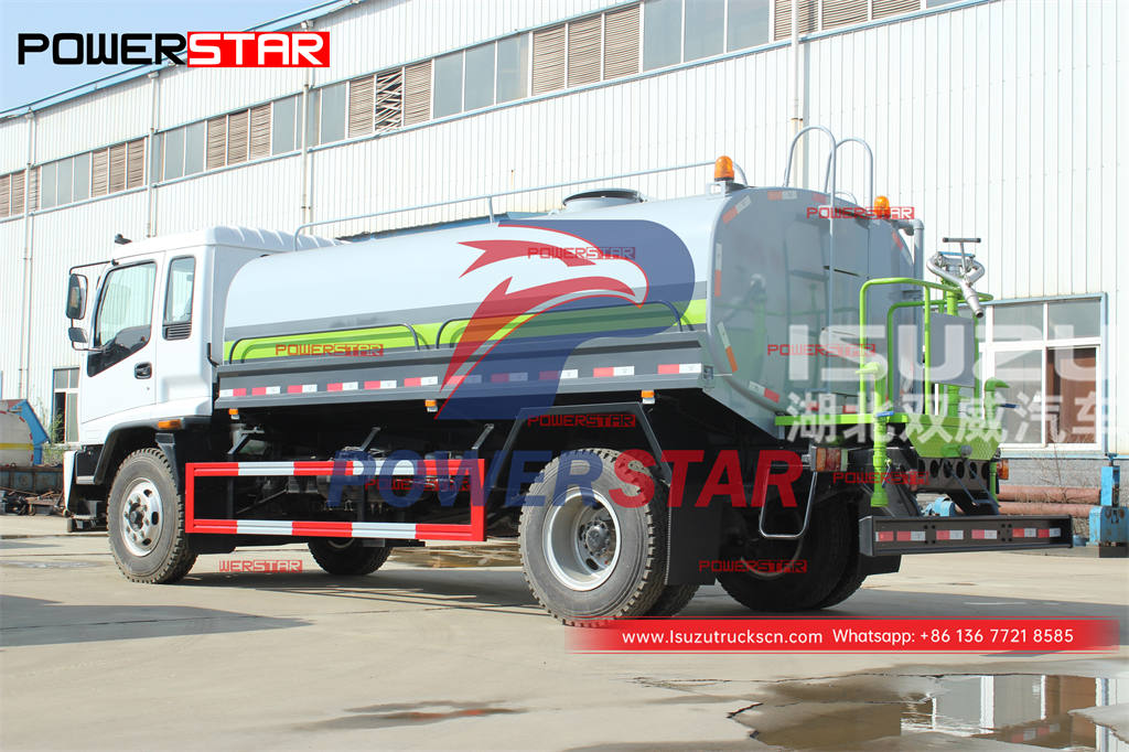 Factory outlet ISUZU FTR 205HP 12000 liters stainless steel water bowser