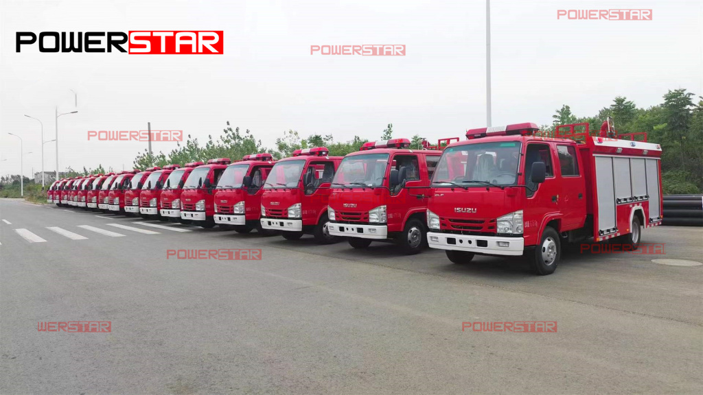 Philippines Customized ISUZU ELF/100P 2,000L water foam fire fighting trucks for sale
