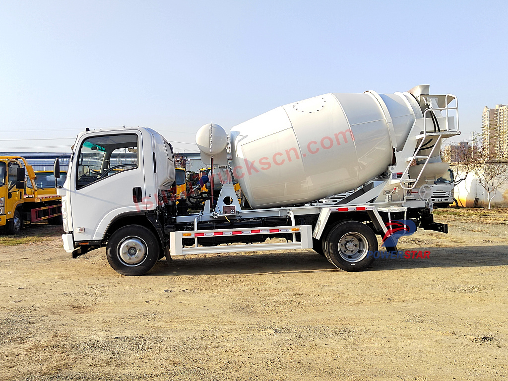Isuzu NPR/700P/ELF 3cbm 4cbm Mobile Cement Concrete Mixer Truck for sale
