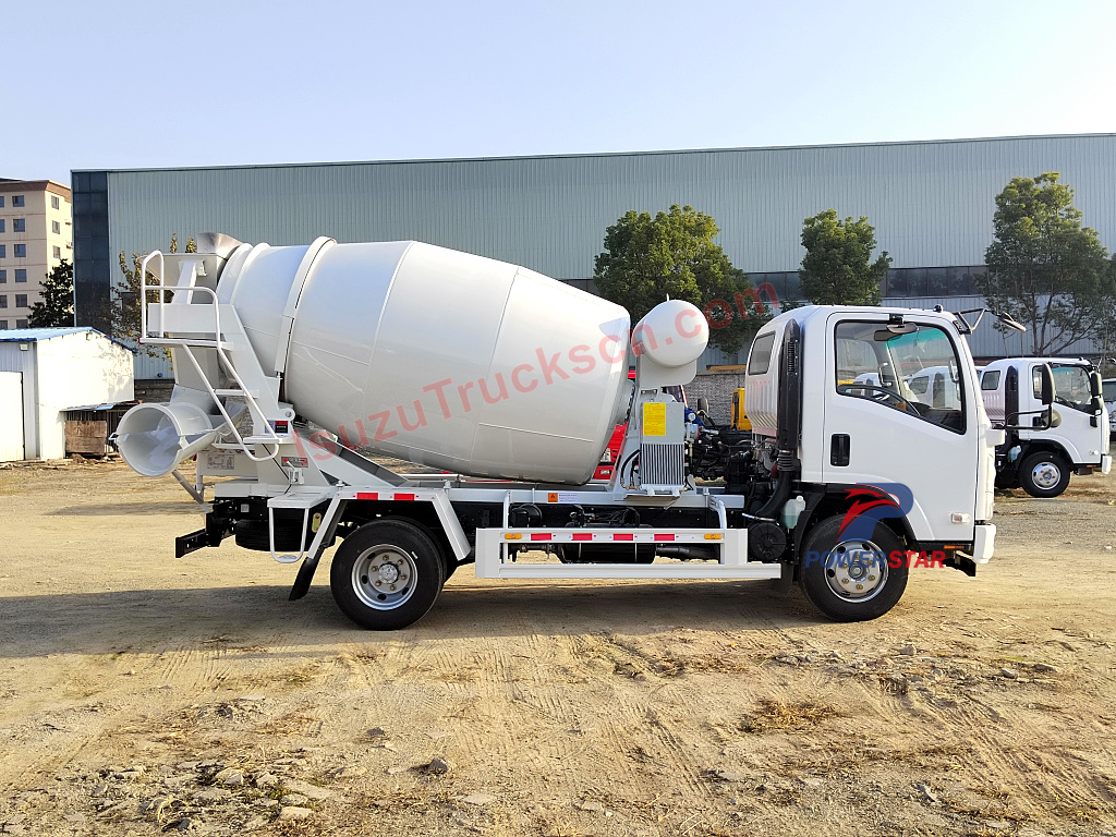 Isuzu NPR/700P/ELF 3cbm 4cbm Mobile Cement Concrete Mixer Truck