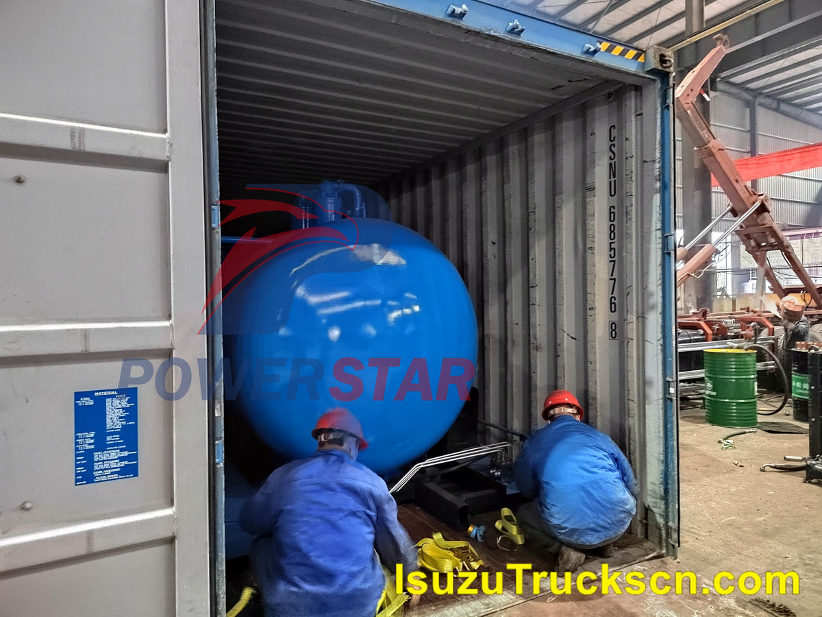 Carrocerías de camión de vacío con bomba Moro PM80A para Filipinas
