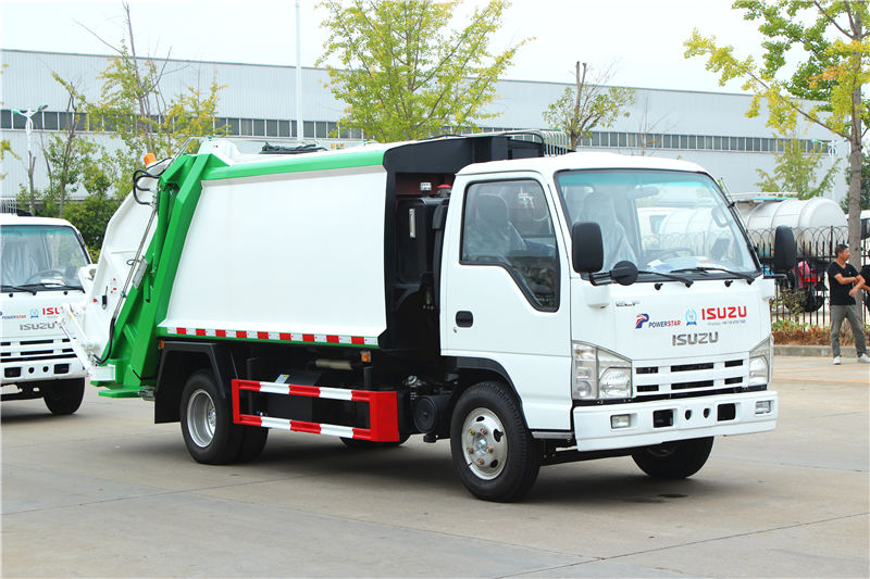 camión compactador de basura isuzu de áfrica