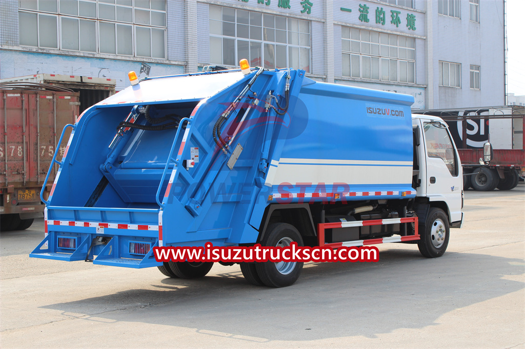 Camión compactador de basura ISUZU NKR 8cbm el precio más bajo