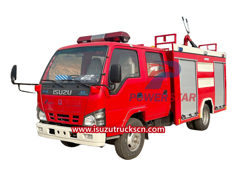 camión de bomberos isuzu