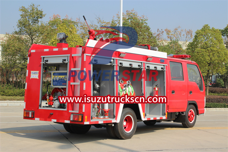 Mini camión de bomberos Isuzu
