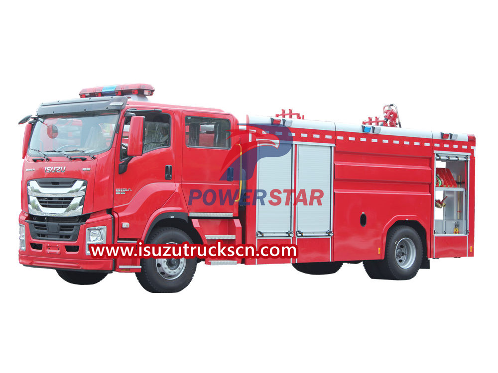 camión de bomberos isuzu