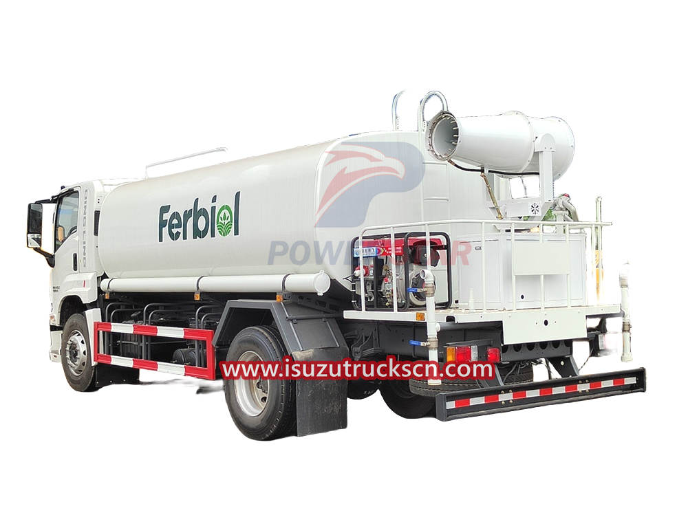 Isuzu Giga Camión rociador de pesticidas Camión de supresión de polvo de 15 toneladas