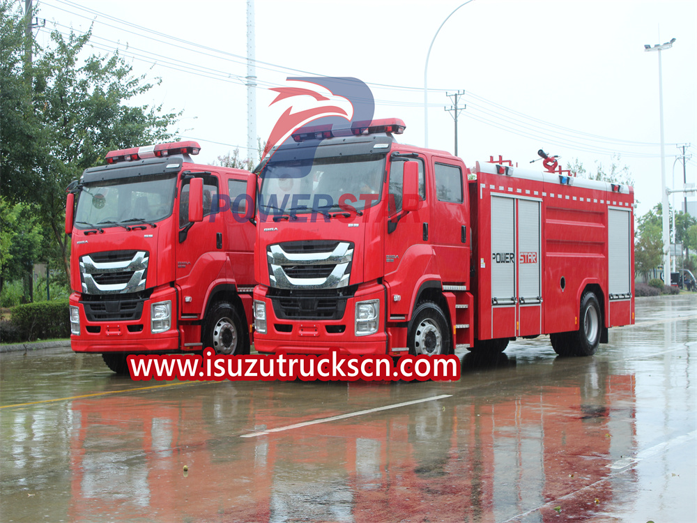 camiones de bomberos isuzu