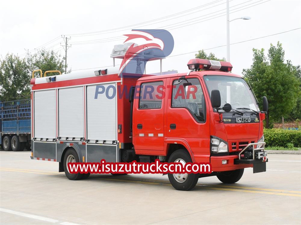 camiones de bomberos isuzu