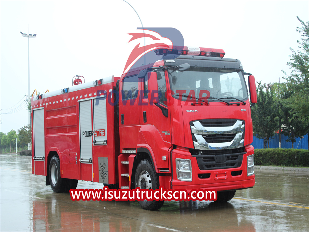 camiones de bomberos isuzu