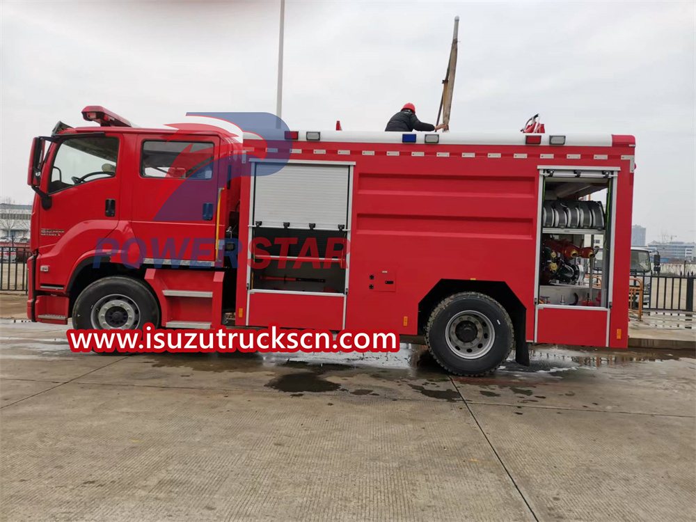 camión de bomberos isuzu