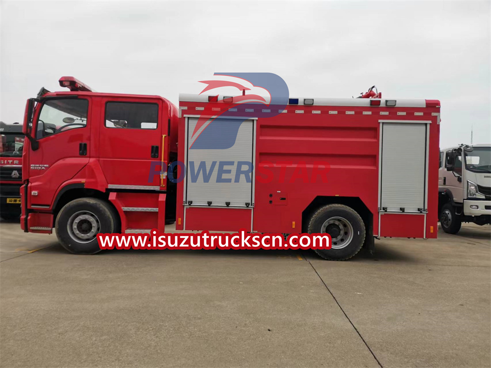 camión de bomberos isuzu