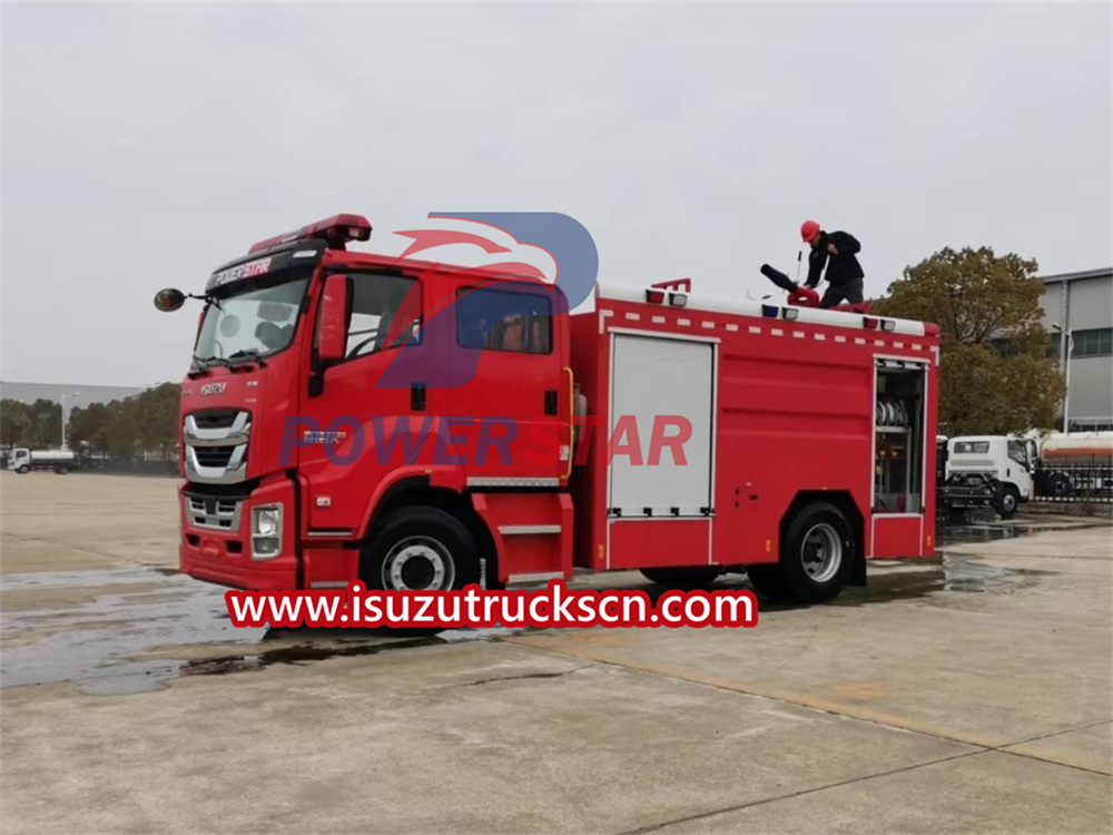 camión de bomberos isuzu