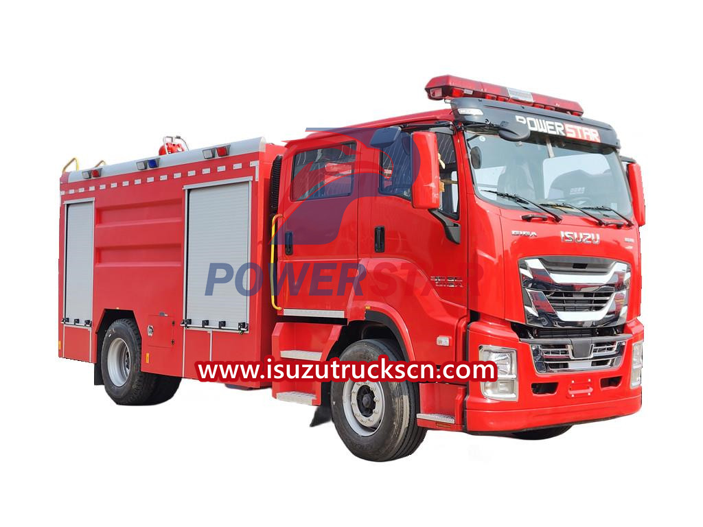 Camión de bomberos de rescate Isuzu