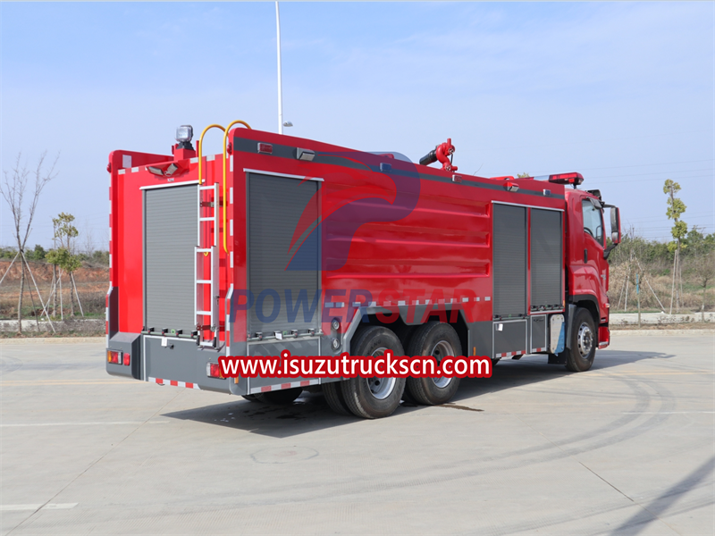 camión de bomberos de espuma isuzu