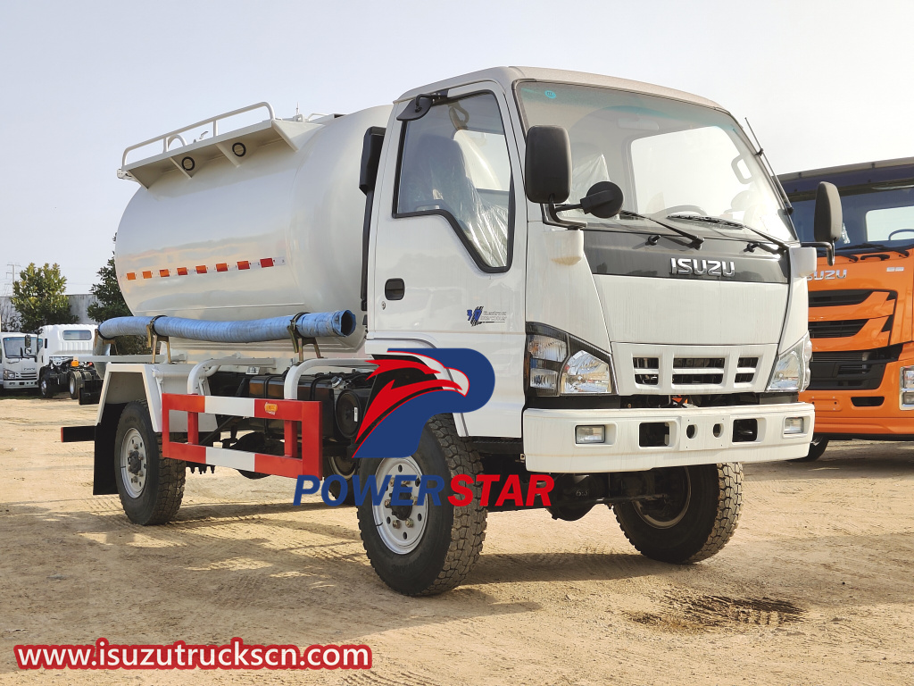 Imágenes y precio de las especificaciones de los camiones de succión al vacío 4x4 de Isuzu 4 ruedas