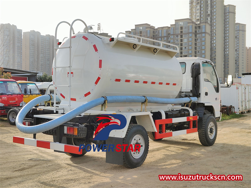 Camión de aguas residuales ISUZU NKR