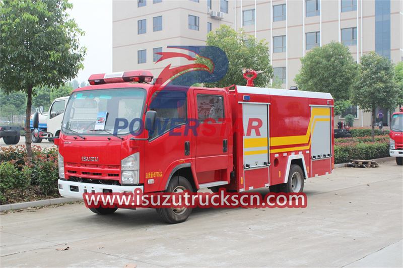 Camión de extinción de incendios del aeropuerto Isuzu 4X4