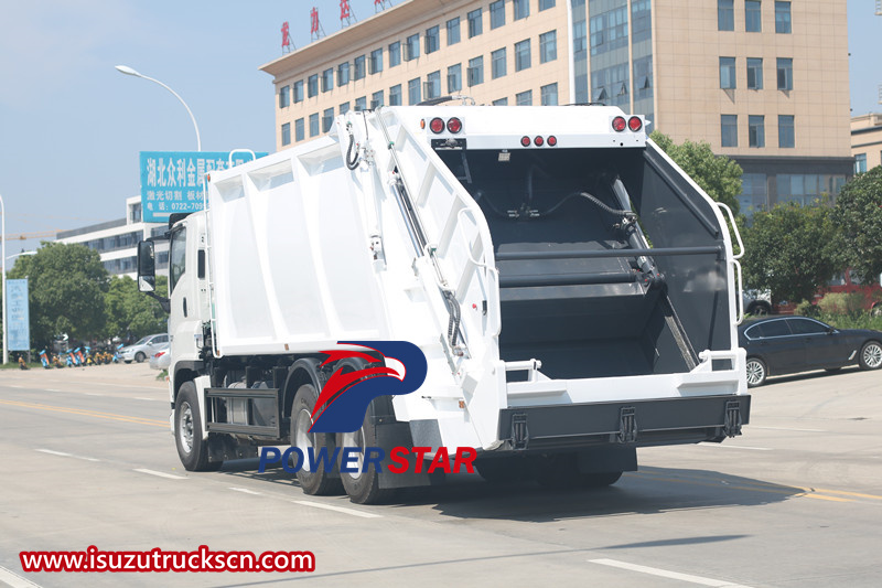camión compactador de basura isuzu giga