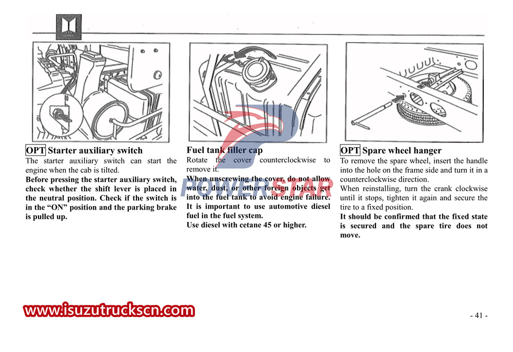 Camión pesado Isuzu serie F