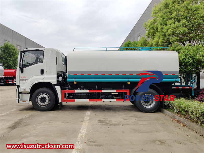 Cisterna de agua potable de acero inoxidable Isuzu GIGA