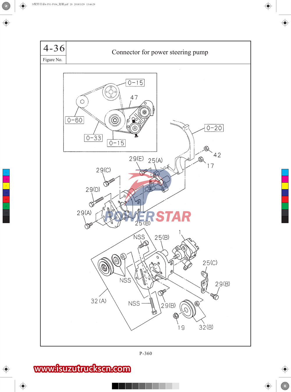 Catálogo de piezas comerciales Isuzu serie N 2