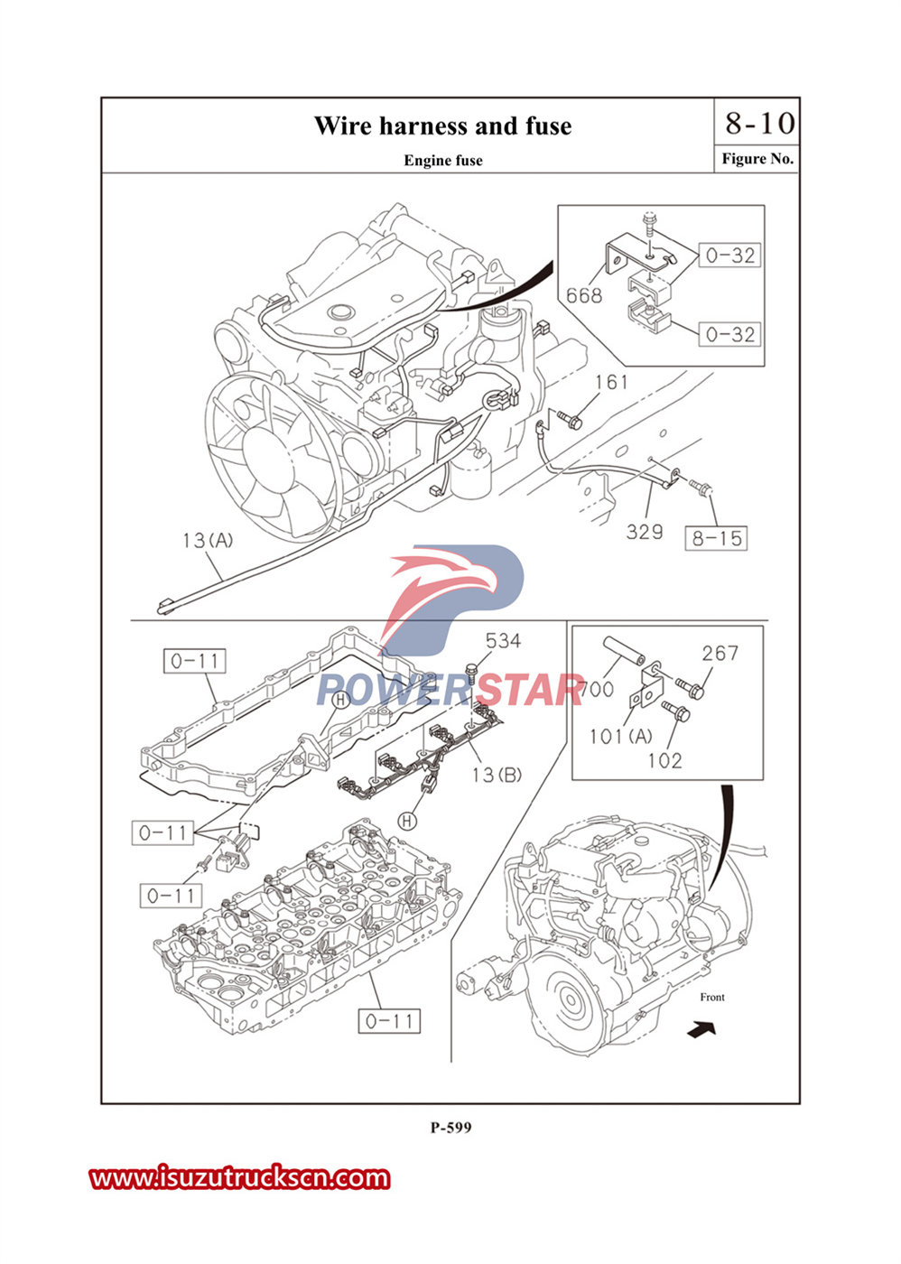 Catálogo de piezas comerciales de la serie Isuzu 700P