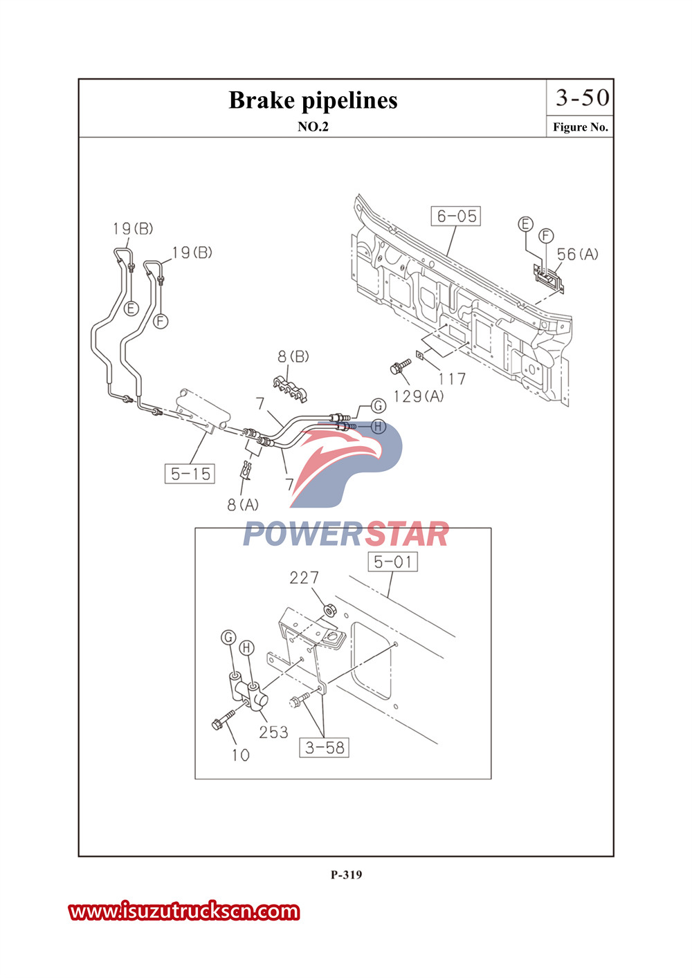 Catálogo de piezas comerciales de la serie Isuzu 700P