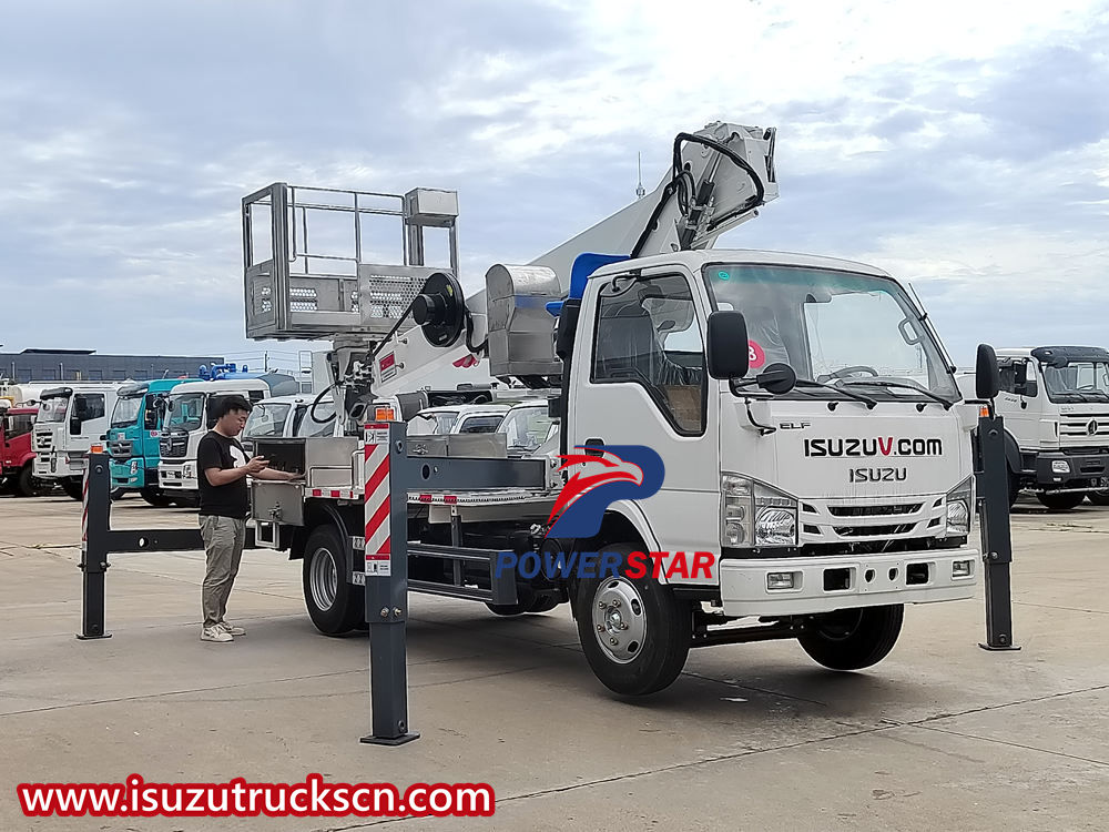 Camión plataforma de trabajo aéreo Isuzu