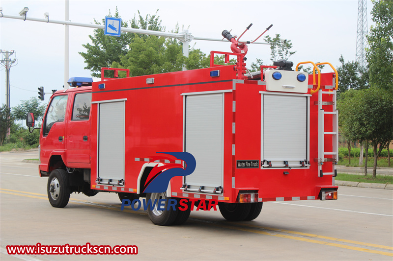 Camión de bomberos de agua Isuzu 4WD