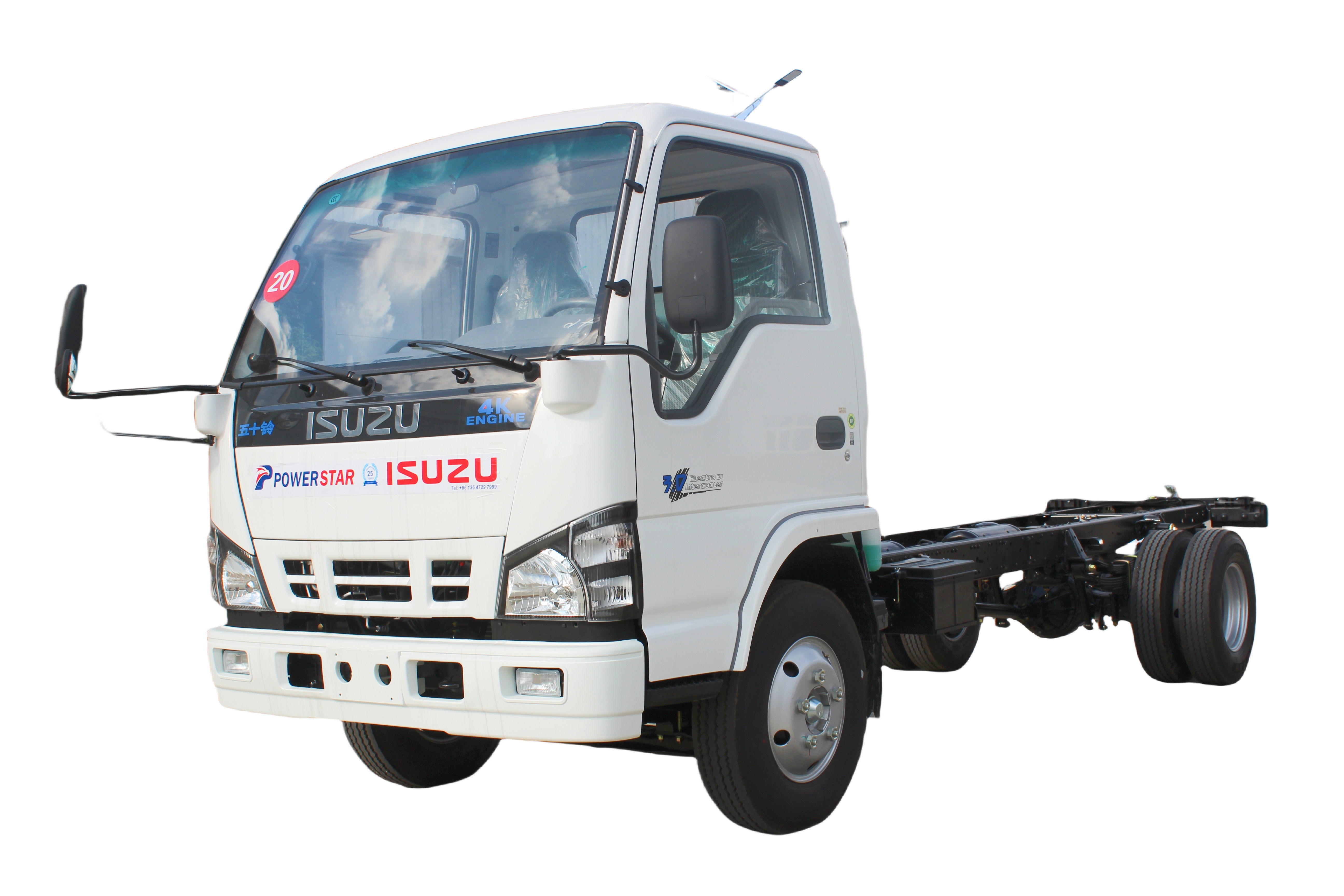 Brand new NKR Isuzu 600P garbage truck chassisv