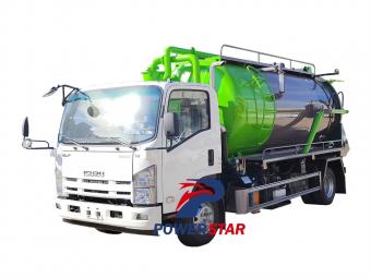 Philippine Isuzu 7 cbm vacuum tanker truck - Powerstar Trucks