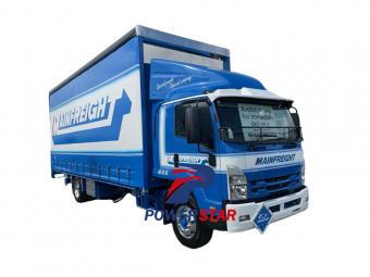 Isuzu dry freight transport truck