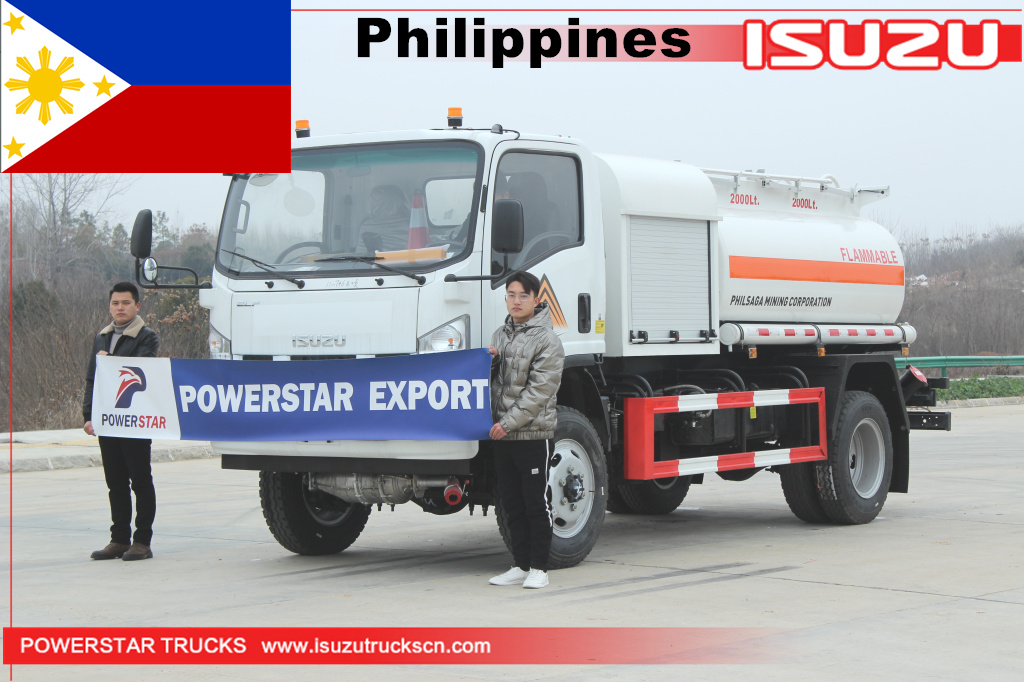 Filipinas - ISUZU 4X4 Tracción total Depósito de gasóleo con dispensador
    