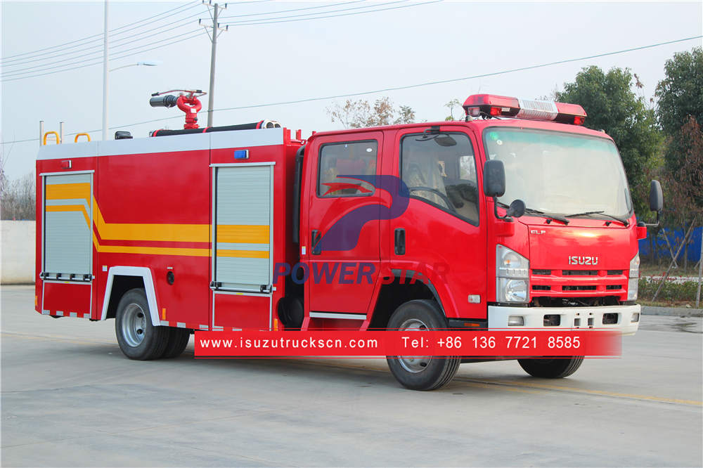 Clasificación del camión de bomberos isuzu.
    