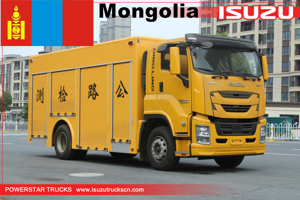 Mongolia - 1 unidad de vehículo de inspección vial del aeropuerto ISUZU
    