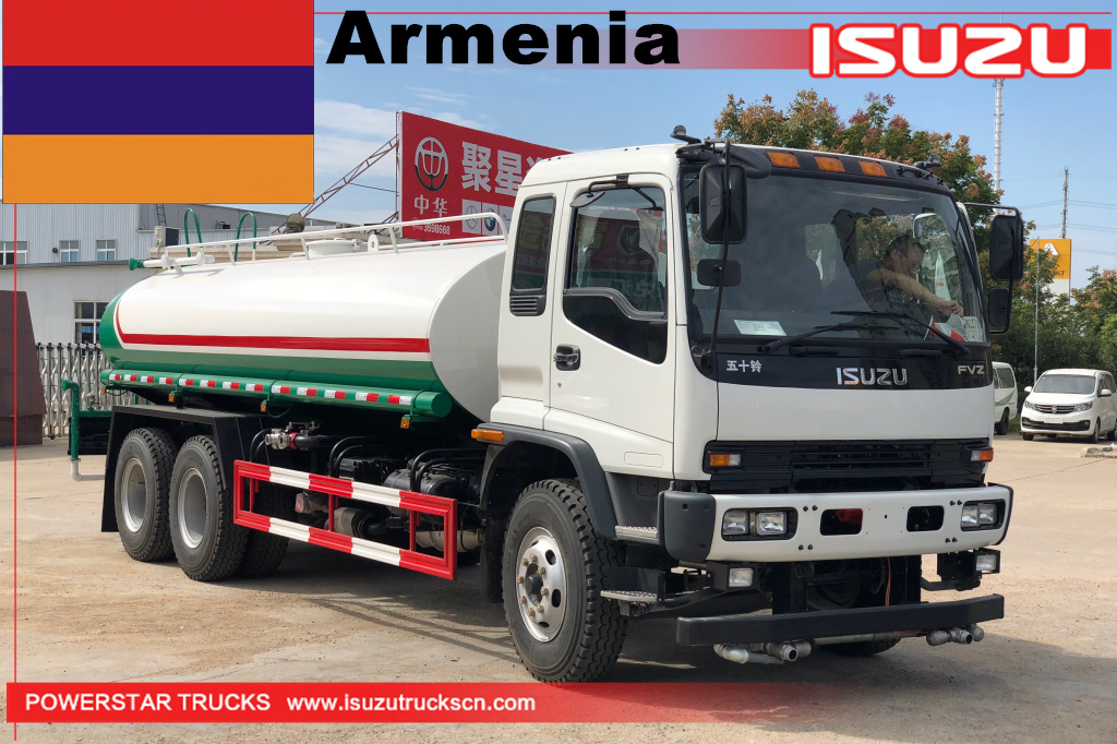 Armenia - 1 unidad de camión rociador de agua ISUZU
    