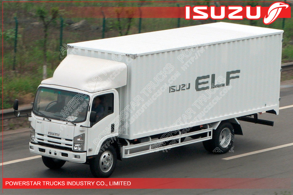 2015 gran oferta Isuzu ELF furgoneta de carga camión vehículo para transporte urbano
    