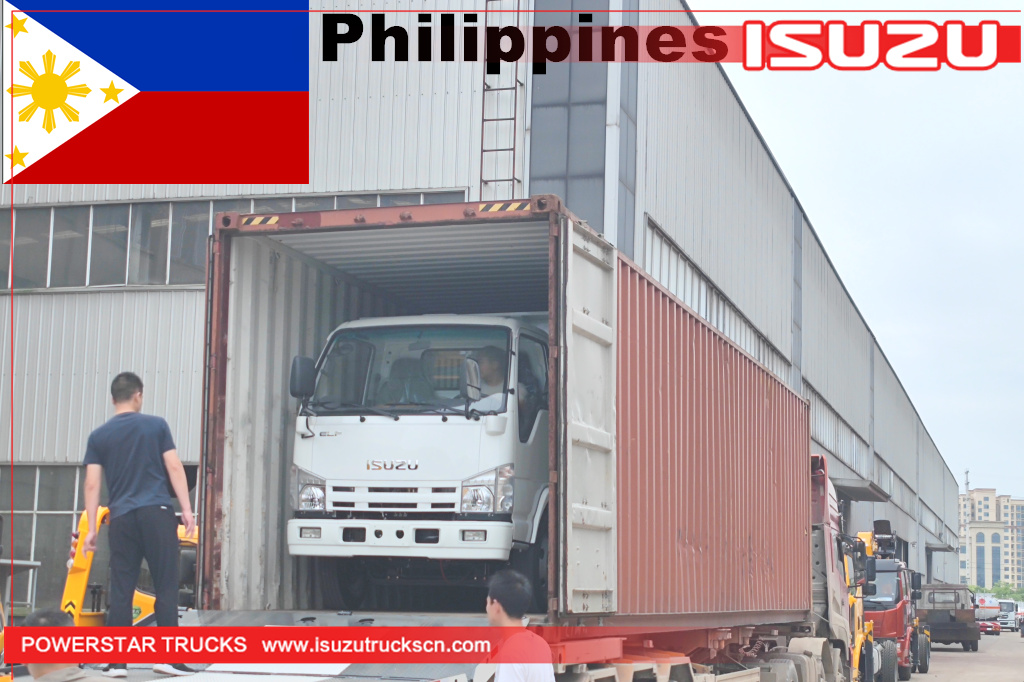 Filipinas - Camión volquete volquete ISUZU Elf/100P de 2 unidades
    