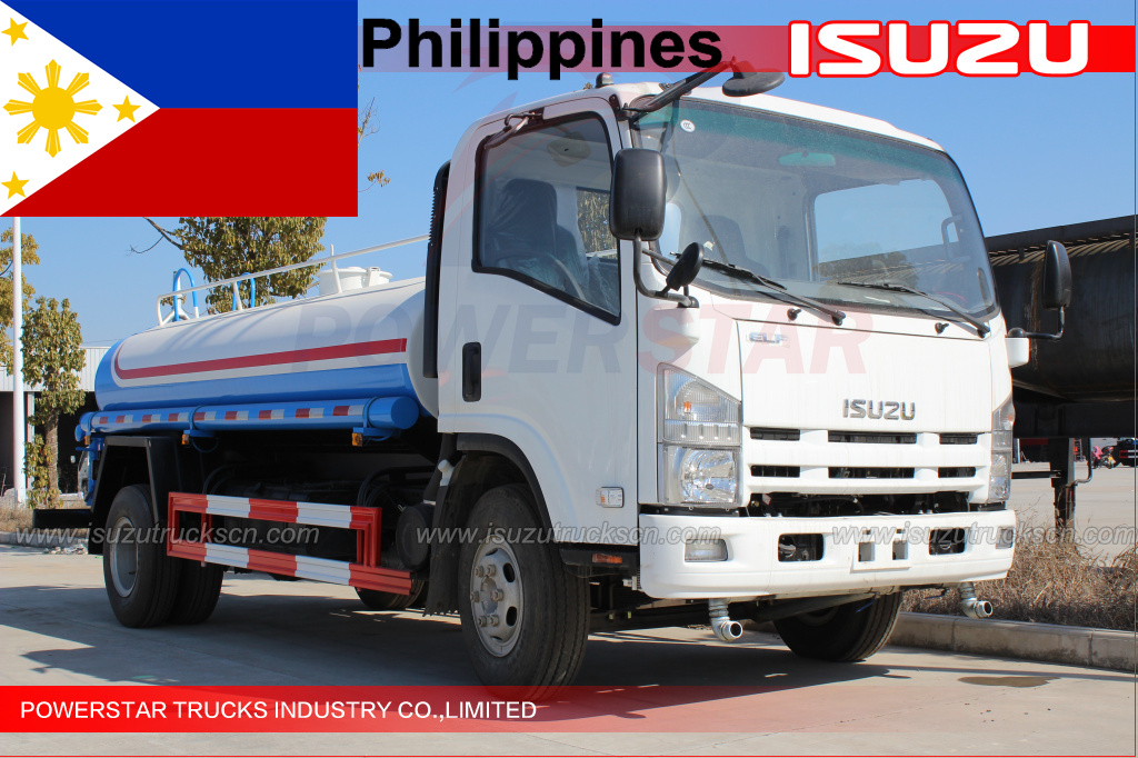 Camión Bowser de agua ELF Isuzu para Filipinas
    