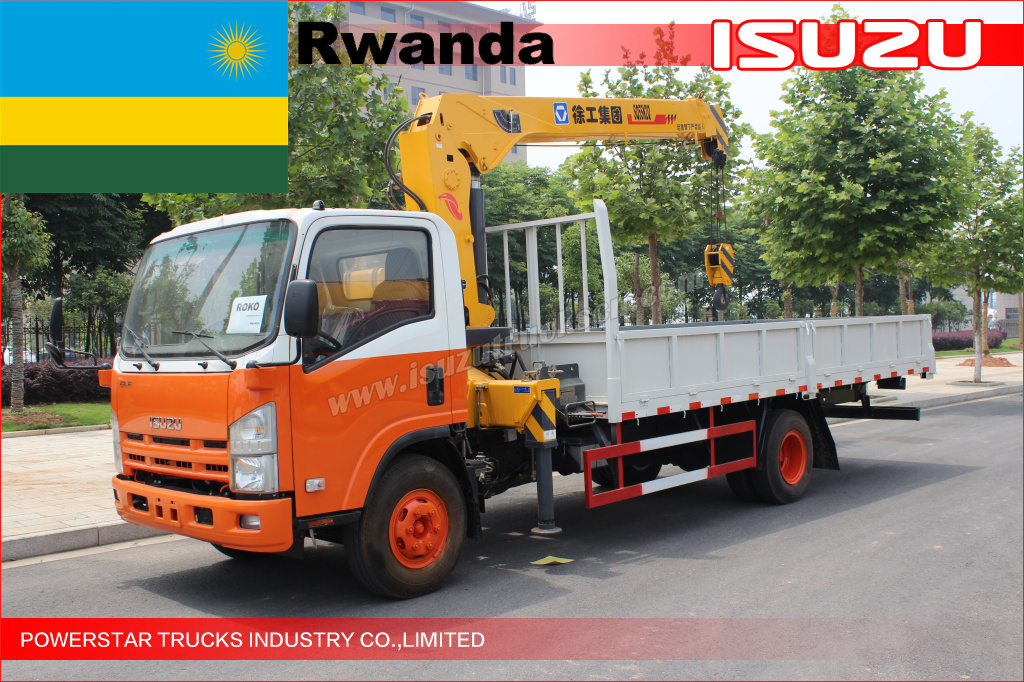 Camión grúa Isuzu: oficina de ROKO en Ruanda
    