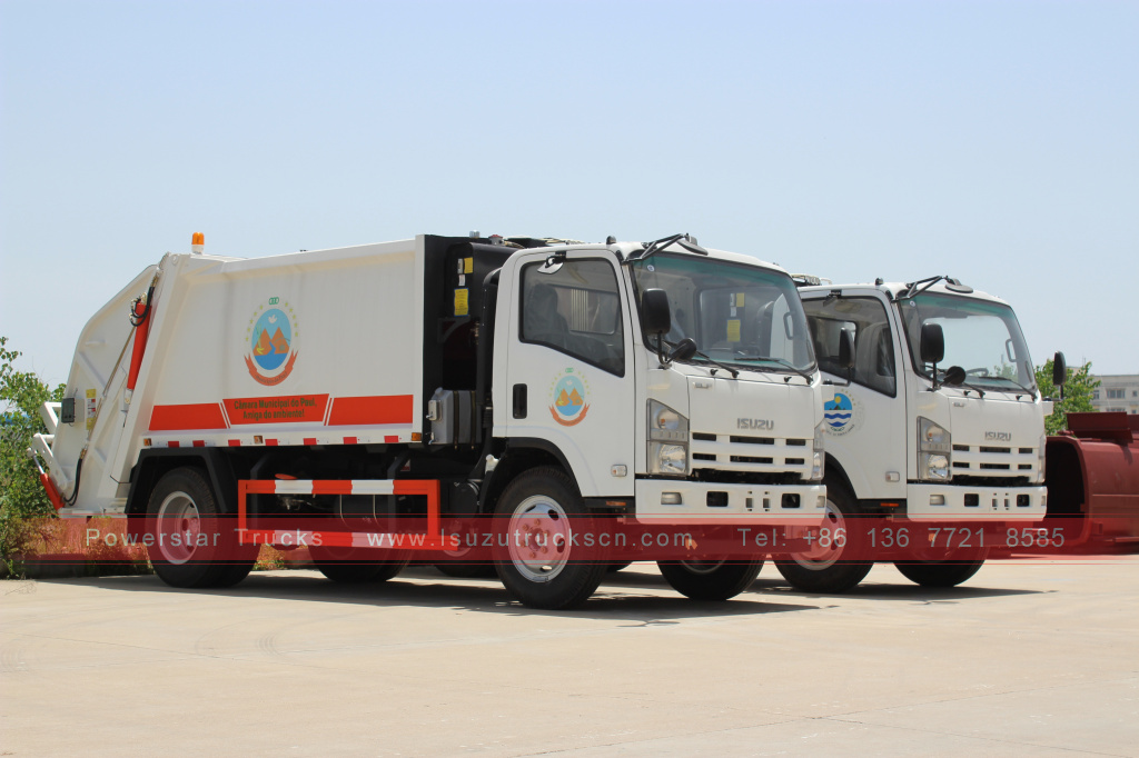 Compactador de basura de carga trasera Isuzu de Myanmar a la venta
    