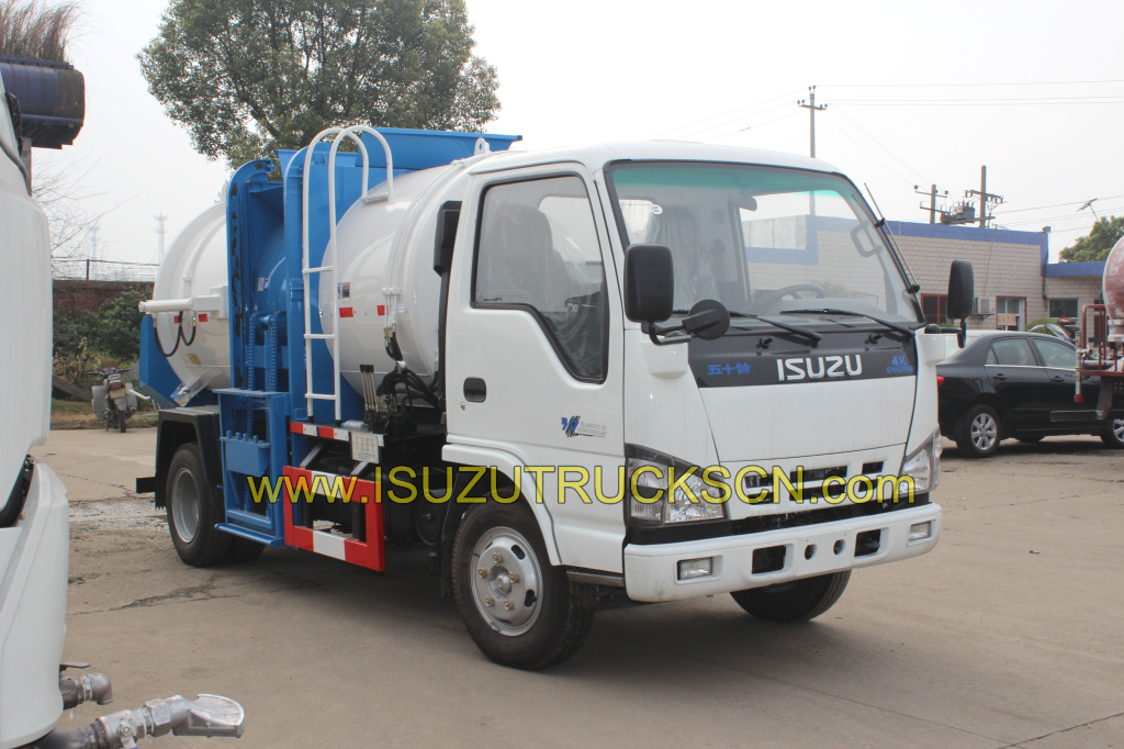 Camión de recogida de residuos alimentarios Camiones de basura Isuzu
    