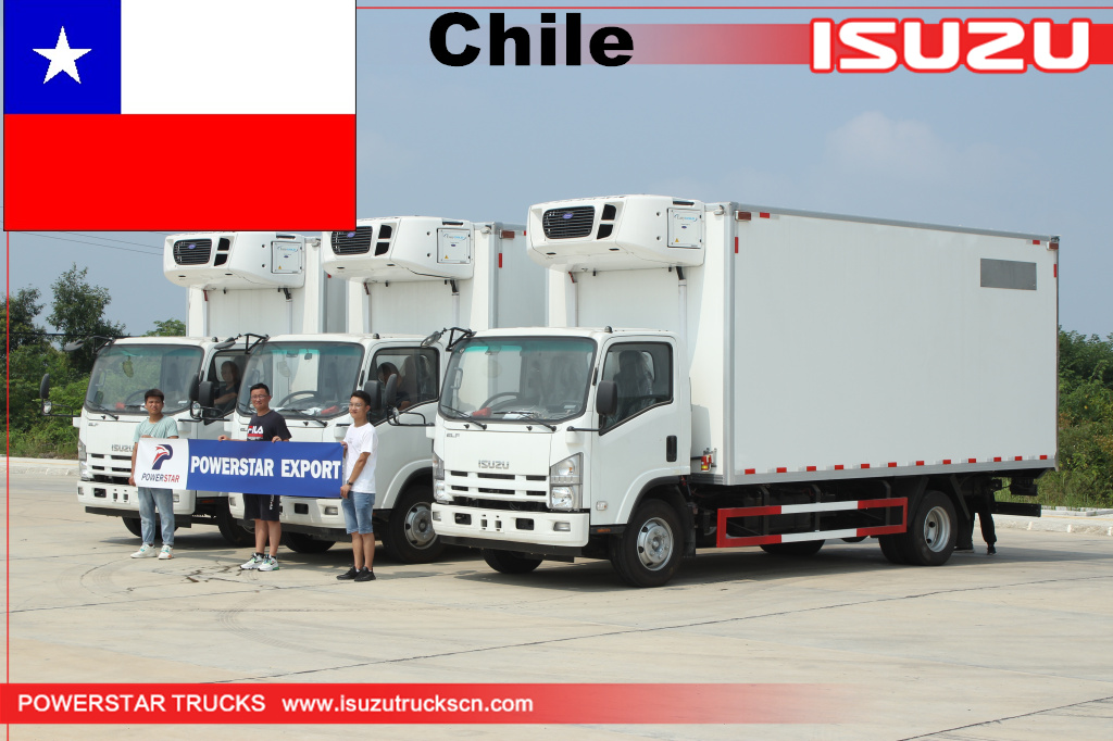Chile - Camiones Frigoríficos ISUZU de 3 unidades
    