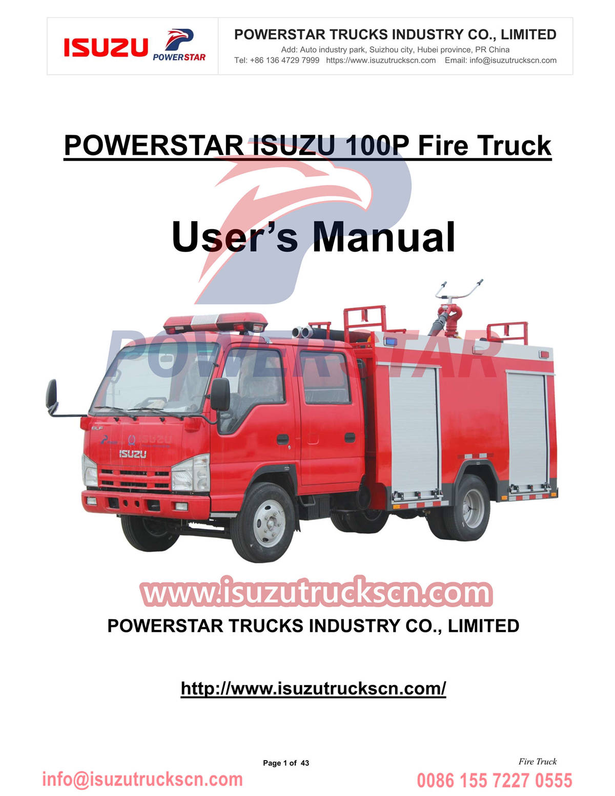ISUZU fire tender mini ELF exportación manual Albania
        
