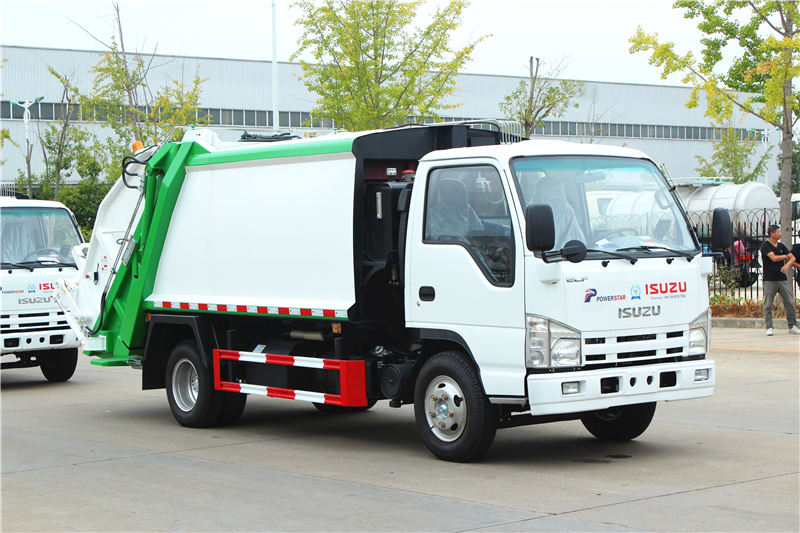 Cómo utilizar el sistema hidráulico del camión compactador de basura isuzu
    