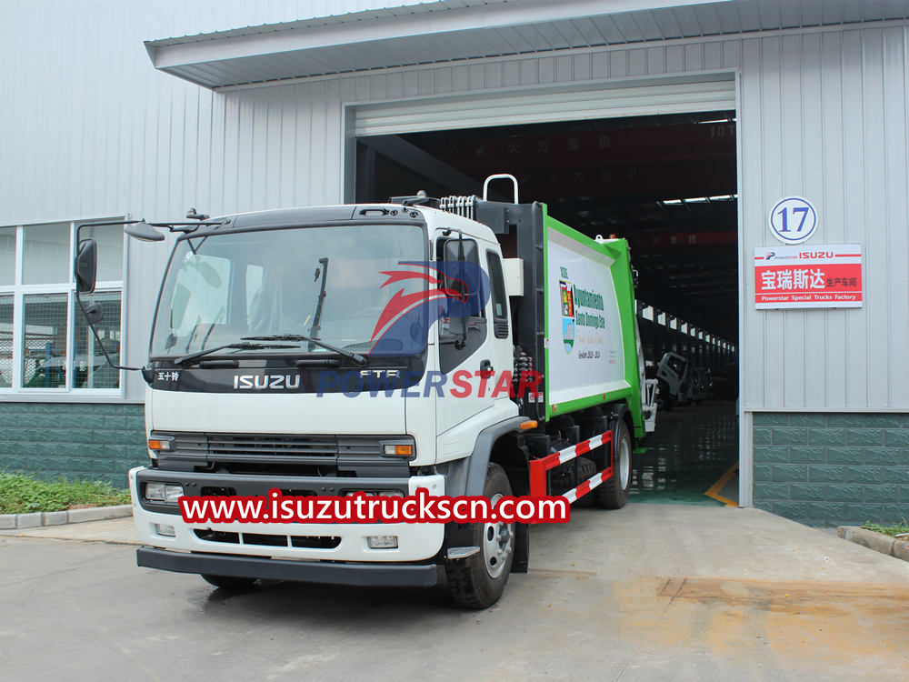 Ventajas del camión compactador de basura Isuzu FTR