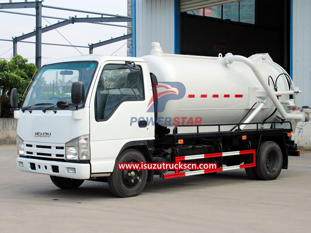 Precauciones para el funcionamiento del camión aspirador de aguas residuales Isuzu
    