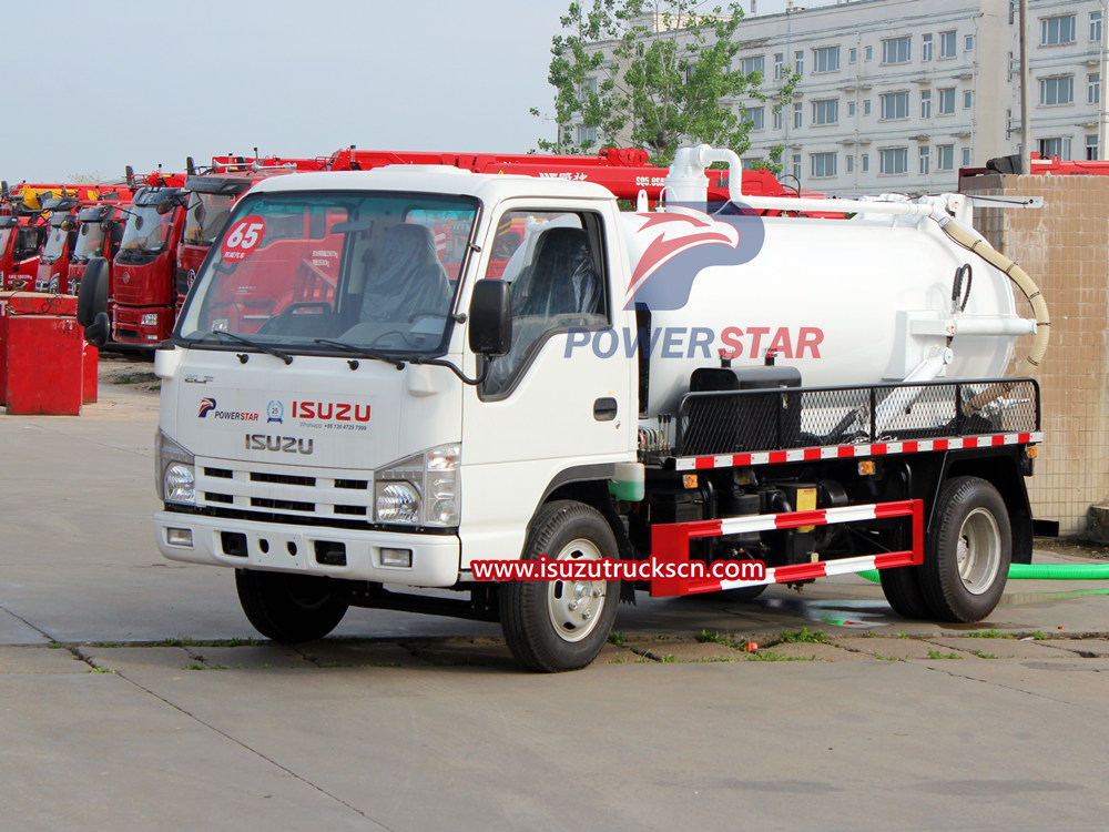Fallas de mantenimiento y solución de problemas del camión cisterna de vacío Isuzu
    