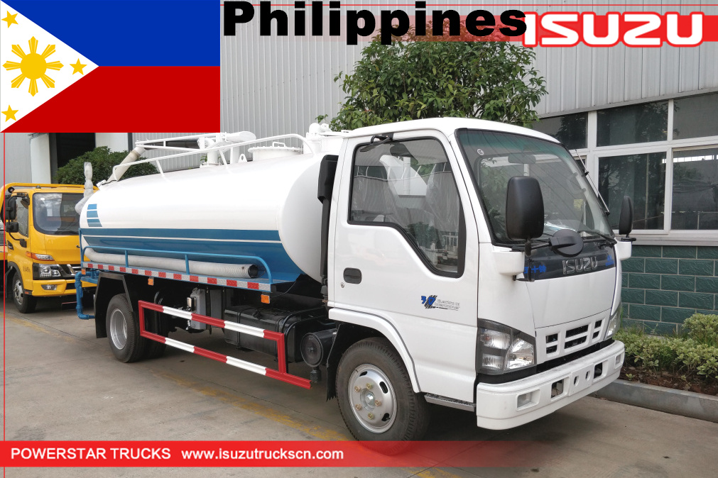 Filipinas- 1 unidad de camión de succión fecal Isuzu
    